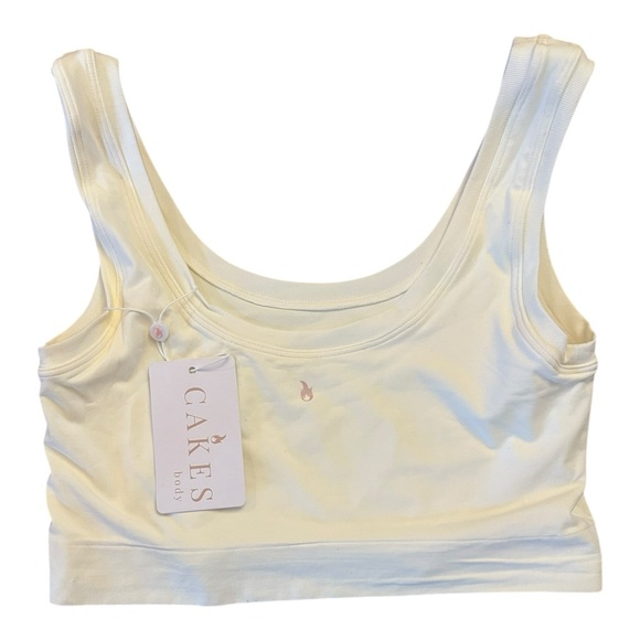 CAKES “No Bra Day” Bra Lounge Bralette – Size M/L – Ivory – NEW with Tags - Picture 2 of 8